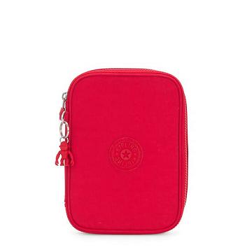 Kipling 100 Pens Classic Case Bags Red Rouge | AU 1870MQ